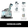 Shark StainStriker Nettoyeur tâches 5 accessoires, pour animaux, suceur plat et tuyaux, 2 formules de nettoyage CarpetXpert (946 ml) & StainStriker (474 ml) pour enlever les taches, Gris, PX200EUCP