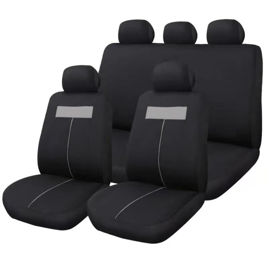 Jeu complet de housses universelles voiture 1ER PRIX noir et gris Norauto Toulouse Purpan