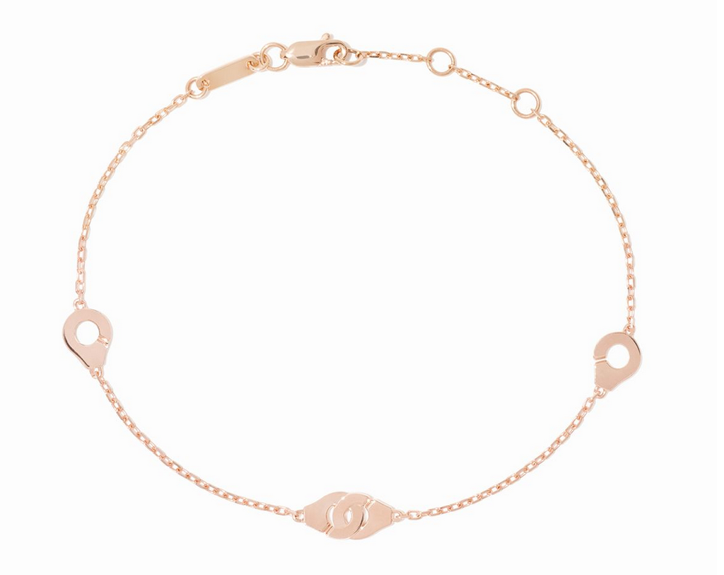 Bracelet sur chaîne menottes multi-motif - DINH VAN