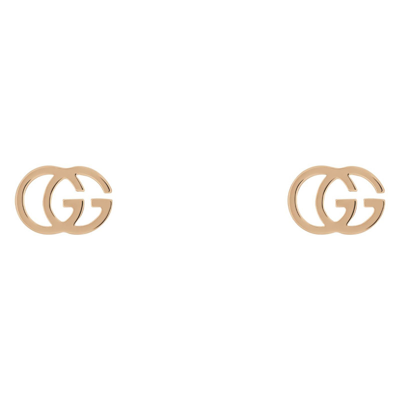 Boucles d'oreilles Gucci GG Running Or Rose - VERHOEVEN JOAILLIER
