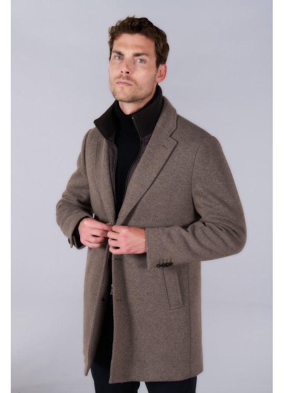 Manteau col tailleur