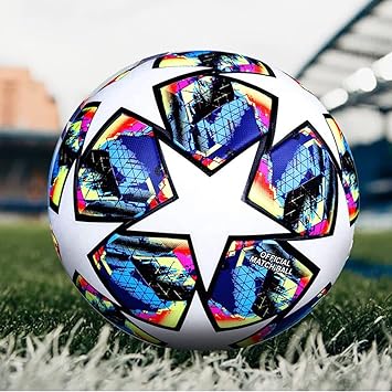 VOMI Nouveau Football à Vendre Ligue Taille Officielle 5, Ballons en Cuir