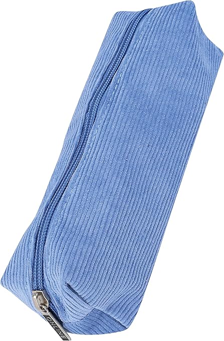 Online Trousse Scolaire Bleue, fourre-Tout pour l'école et lycée, étui à Crayons pour Filles et garçons, Grande capacité, Design Cord Blue