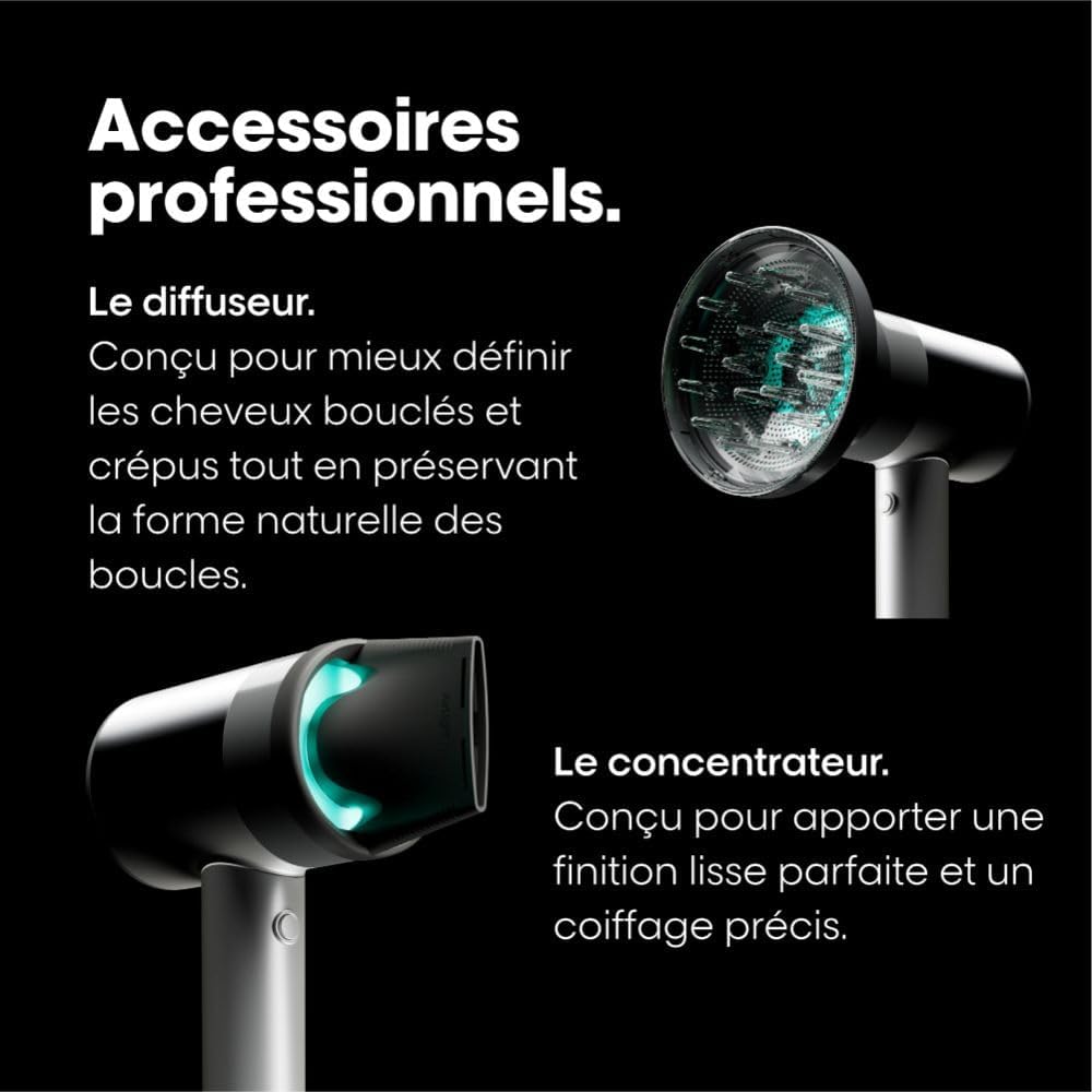 AirLight Pro, Sèche-Cheveux à la Technologie Lumière Infrarouge Brevetée, Sèchage Puissant, Rapide & Précis, Préserve l'Hydratation du Cheveu, Sans abîmer le cheveu, L'Oréal Professionnel 