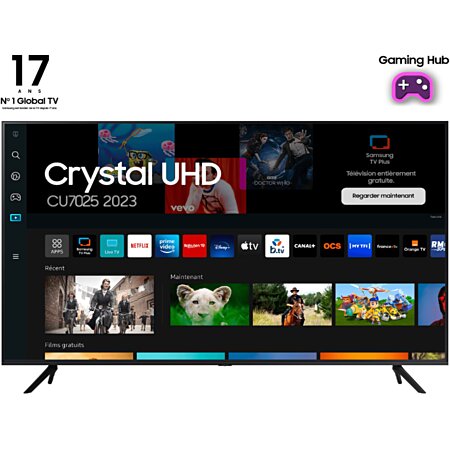 [TELSAM] Samsung Series 7 TV Crystal UHD 65" 65CU7025 2023, 4K, Smart TV