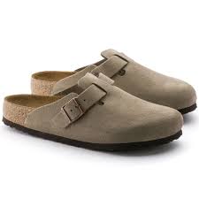 [SNEBOS]  BIRKENSTOCK Boston Suede Taupe