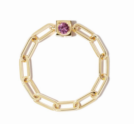 [DINBAG] Bague chaîne le Cube - DINH VAN