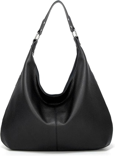 [LINSAC] LINEASacs fourre-tout en cuir synthétique souple avec fermeture éclair, pour femme