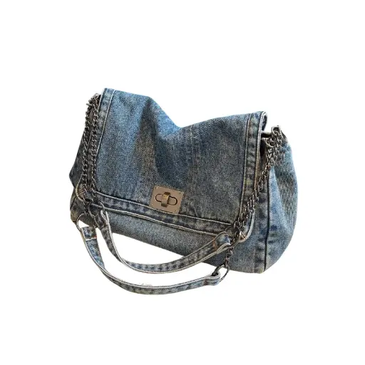 [SACSAC] SACMANIA Sac à main bleu en jean