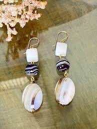 [BIJBOU] BOUCLES D'OREILLES EN AGATE
