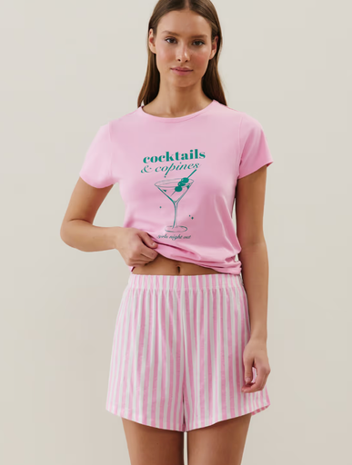 [VETENS] Ensemble de pyjama en jersey -Cocktails et copines -