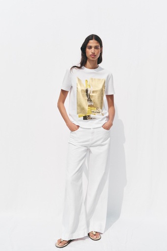 [VETTSH] T-SHIRT ESTAMPILLAGE MÉTALLISÉ