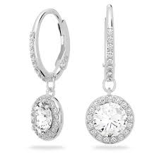 [BIJPEN] Pendants d'oreilles Una Angelic Taille ronde, Blanches, Métal rhodi