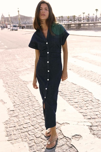 [ZARML] zara ROBE  MI-LONGUE EN JEAN