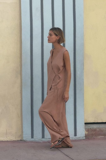 [PANHM] PANTALON FLUIDE À PINCES HM