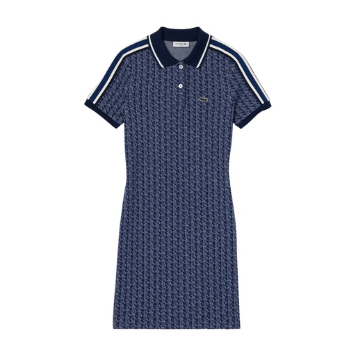 [ROBLAC] Robe polo slim fit jacquard monogramme