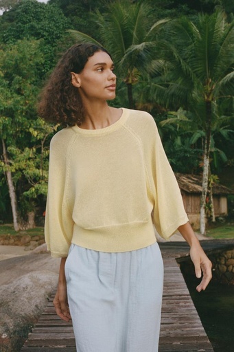 [PULMAN] PULL EN MAILLE MANCHE AMPLE MANGO