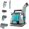 [CUISHA] Shark StainStriker Nettoyeur tâches 5 accessoires, pour animaux, suceur plat et tuyaux, 2 formules de nettoyage CarpetXpert (946 ml) & StainStriker (474 ml) pour enlever les taches, Gris, PX200EUCP