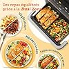 [CUICOS] COSORI Air Fryer 10L Twinfry, Dual Zone Avec Séparateur Amovible, Capacité Flexible de 10L, Friteuse sans Huile 6-en-1,35℃-240℃, 45% d'Énergie en Moins, Livre de Recettes et Application