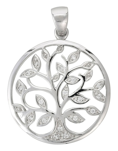 [BIJPEN] Pendentif - Zirconia Tree
