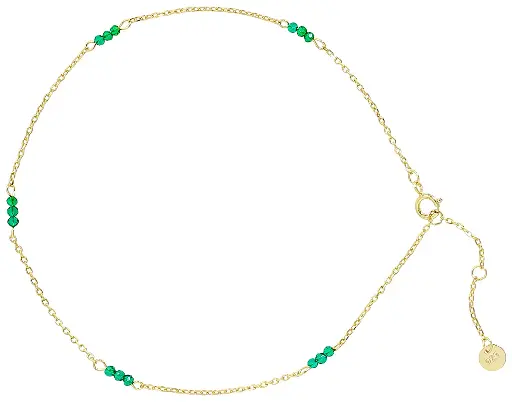 Bracelet de cheville - Shiny Emerald 