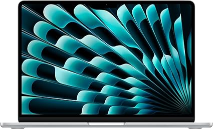 [ALLAPP] Apple 2024 Portable MacBook Air 13 Pouces avec Puce M3 : écran Liquid Retina 13,6 Pouces, 16 Go de mémoire unifiée, 512 Go de Stockage SSD, Clavier rétroéclairé, caméra FaceTime HD 1080p. Argent