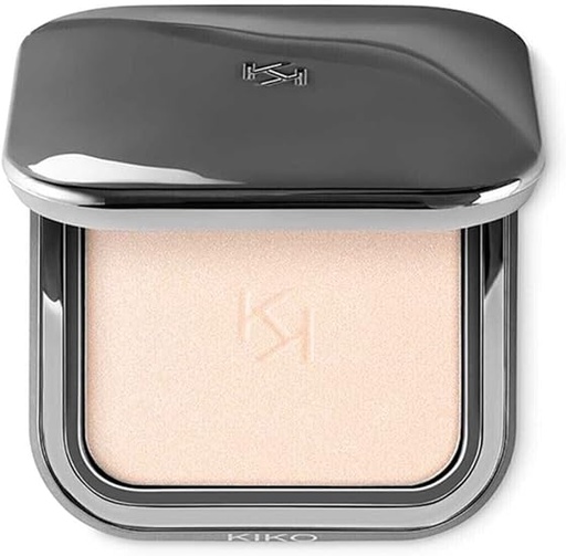 [maqkik] KIKO Milano Glow Fusion Powder Highlighter - 01 | Enlumineur Poudre Avec Résultat Modulable