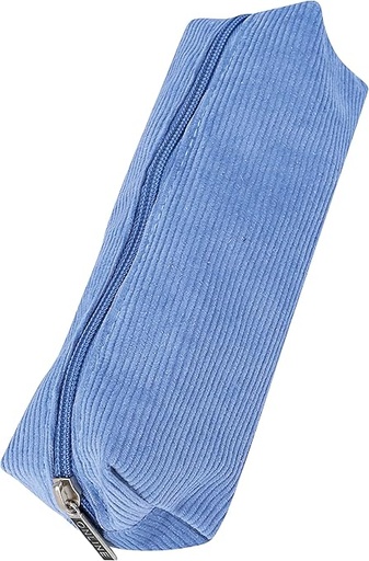 [ALLONL] Online Trousse Scolaire Bleue, fourre-Tout pour l'école et lycée, étui à Crayons pour Filles et garçons, Grande capacité, Design Cord Blue