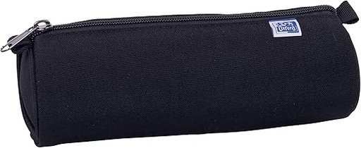 [FOUOXF] OXFORD Trousse Ronde Classique 1 Compartiment Capacité Dimensions 22X7X7 cm Fermeture Éclair Polyester Noir