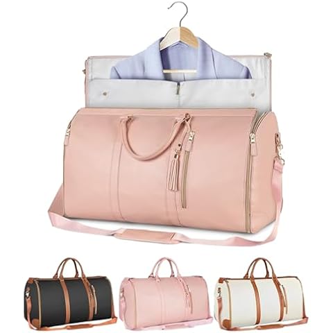 [SACGEN] Generic Lucshy Travel Bag, Travelher Foldable Clothing Bag, Versatile Travelher Foldable Clothing Bag (Black) 